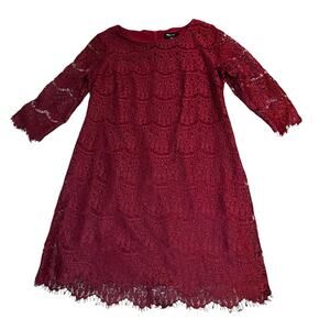 NWT RN Studio by Ronni Nicole Long Sleeve Dress Knitted Style Women's Size 16